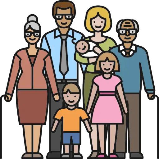 icono para representar la familia en francés